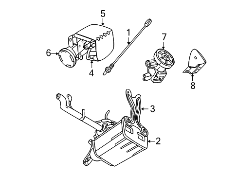 2001 Chrysler PT Cruiser EGR Valve Diagram for 4891985AB