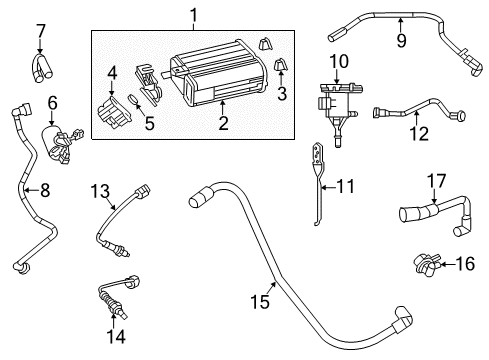 2012 Chrysler 300 PCV Valve Diagram for 5184763AD