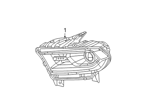 2024 Dodge Durango Headlamps Diagram