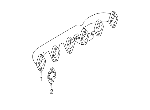 2007 Dodge Ram 2500 Exhaust Manifold Diagram 2 - Thumbnail