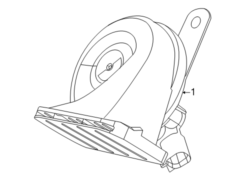 2024 Ram ProMaster EV Horn Diagram