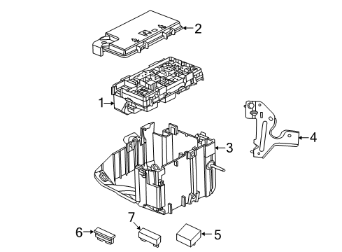 2018 Jeep Grand Cherokee Junction Block Diagram for 68425200AB