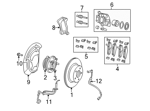 2019 Jeep Wrangler Rotor, Front Diagram for 68273502AB
