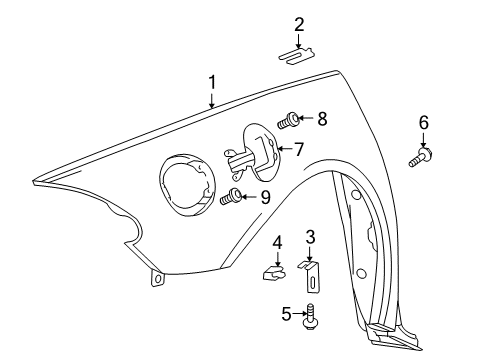 2005 Dodge Viper Bracket, Passenger Side Diagram for 5029260AA