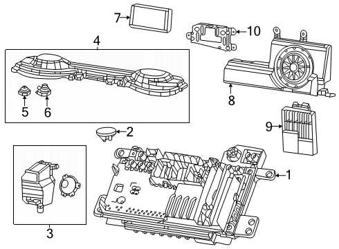 2025 Jeep Gladiator Sound System Diagram