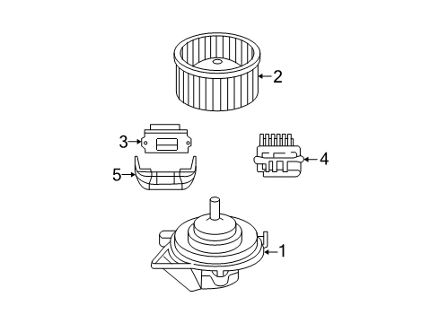 2005 Dodge Durango Cover, Front Diagram for 5061415AA