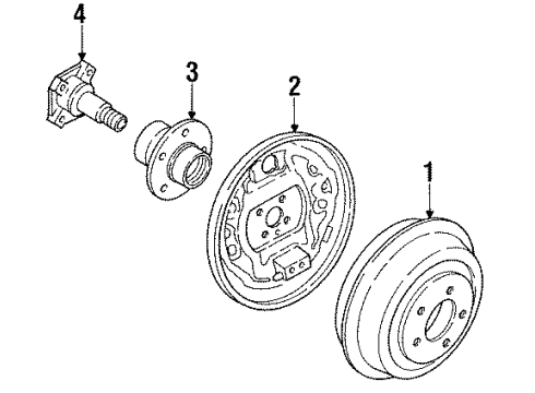 1991 Dodge Monaco Brake Components Diagram 3 - Thumbnail