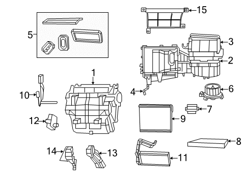 2012 Chrysler 200 Screen Diagram for 5058245AA
