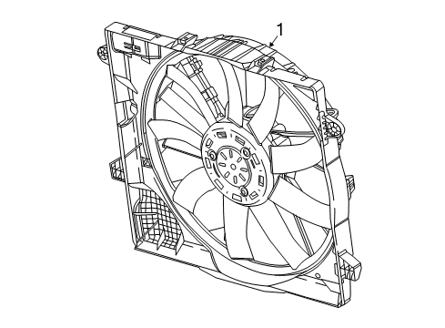 2018 Jeep Wrangler Cooling Fan Diagram 2 - Thumbnail