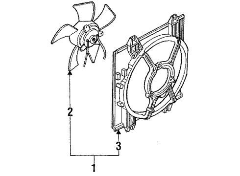 1995 Dodge Stealth A/C Condenser Diagram