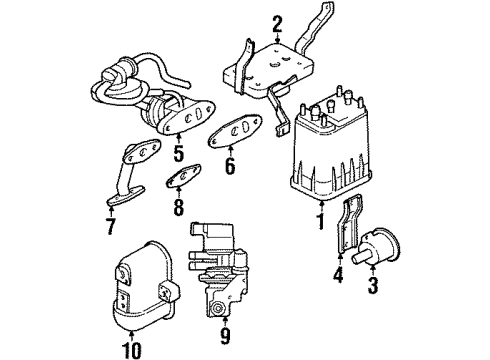 1996 Chrysler Sebring EGR System Diagram