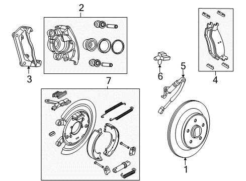 2007 Dodge Ram 1500 Flex Hose, Rear Driver Side Diagram for 55366909AB