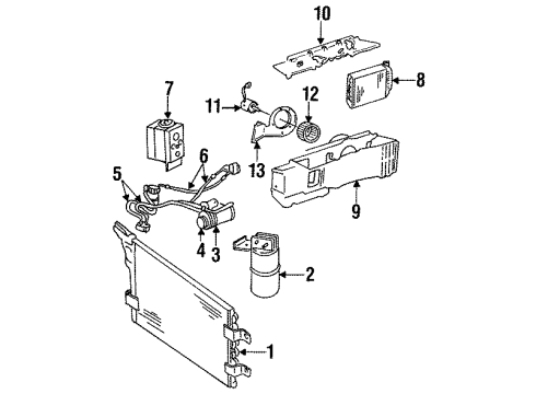 1989 Dodge Ramcharger Discharge Hose Diagram for 4773292