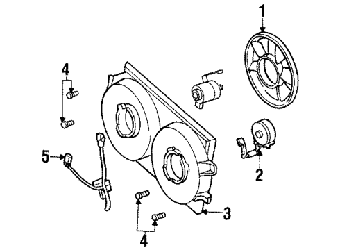 1996 Chrysler Cirrus Cooling Fan Diagram