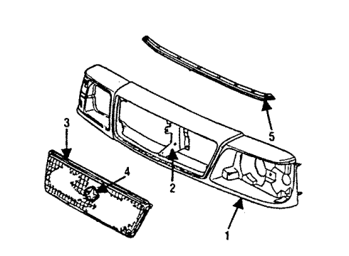 1985 Dodge Aries Front Panel Diagram