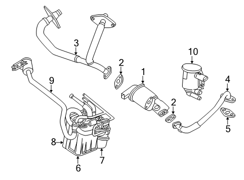 2004 Dodge Intrepid Emission Components Diagram