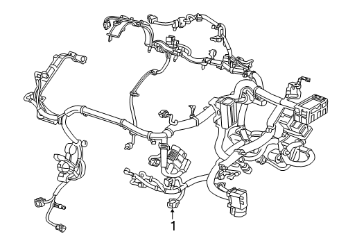2015 Ram ProMaster City Engine Harness Diagram for 68531763AA