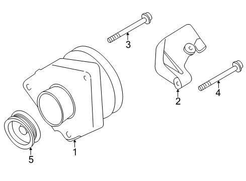 2001 Dodge Stratus Alternator Diagram 3 - Thumbnail