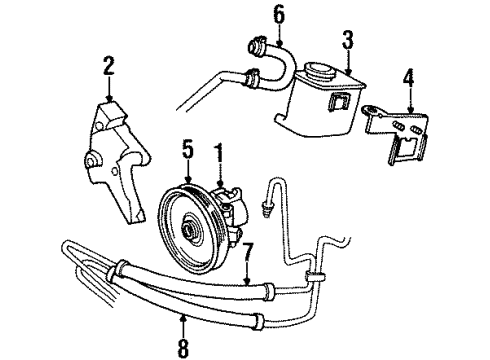 2002 Chrysler Prowler Inlet Hose Diagram for 4815332AC