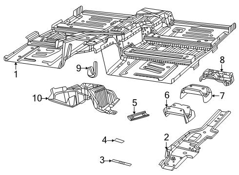 2024 Dodge Charger Daytona Floor Diagram