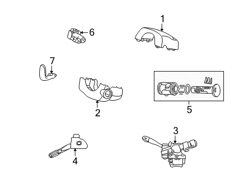 2000 Chrysler Concorde Keyless Entry Components Diagram