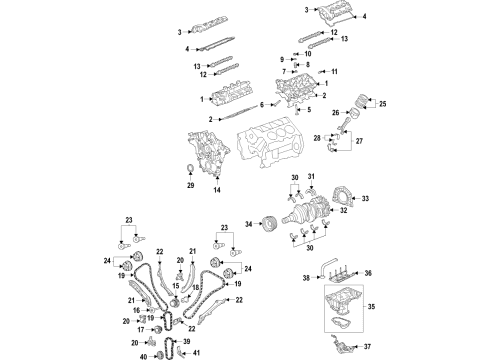 2023 Jeep Grand Cherokee Rocker Arms Diagram for 5048711AA
