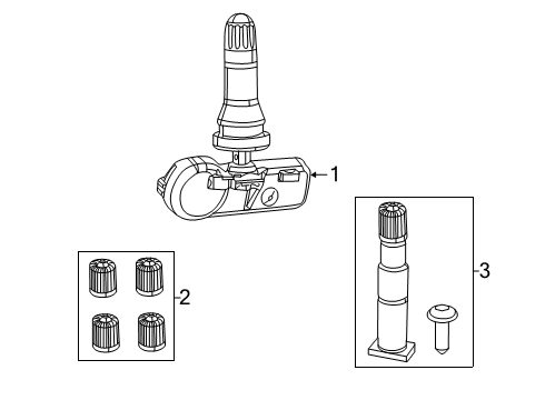 2019 Ram 2500 Hardware Kit Diagram for 68206635AB