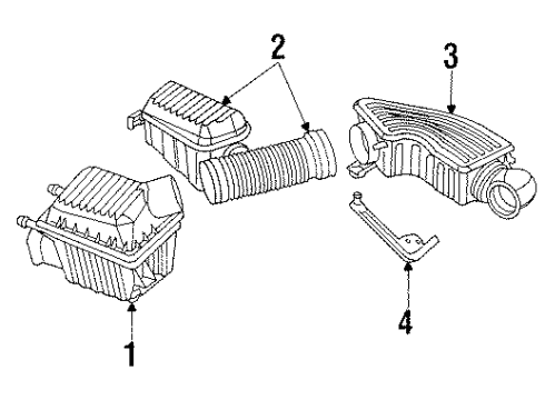2001 Chrysler LHS Resonator Diagram for 4591129AD