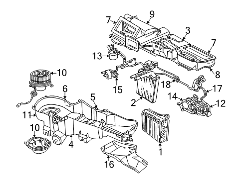 2006 Jeep Liberty Actuator Diagram for 5174382AA