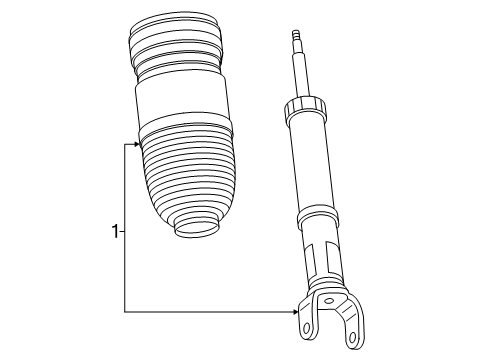 2025 Ram 1500 Shocks & Components - Front Diagram 1 - Thumbnail