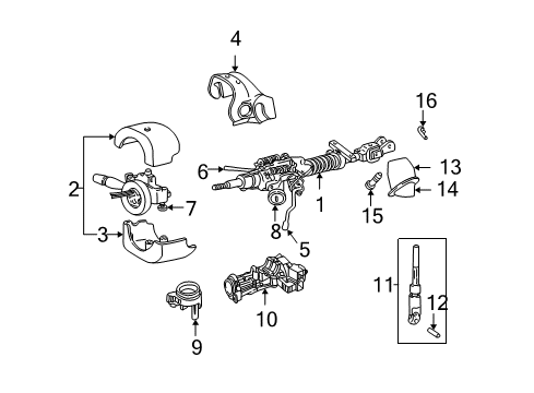 2005 Dodge Caravan Cover Screw Diagram for 6505656AA