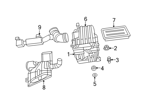 2008 Chrysler Sebring Filters Diagram 3 - Thumbnail
