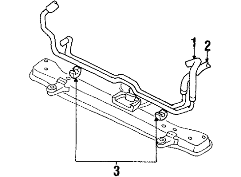 1996 Chrysler Sebring Trans Oil Cooler Lines Diagram 2 - Thumbnail