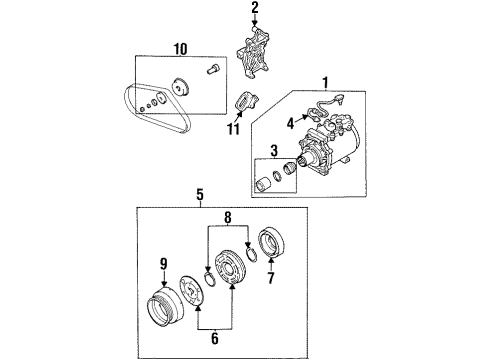 1999 Dodge Avenger Temperature Switch Diagram for MR315785