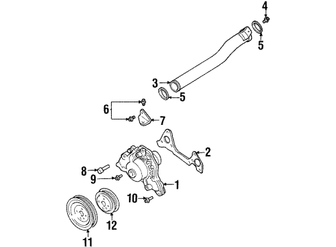 1996 Dodge Avenger Water Pump Diagram