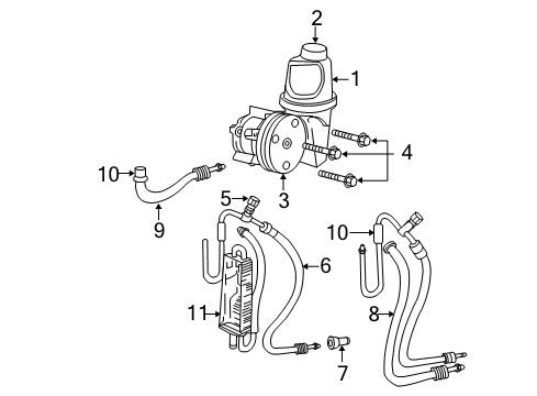 2003 Dodge Dakota Alternator Bolt Diagram for 6102045AA