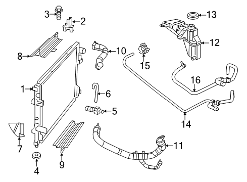 2013 Chrysler 300 Air Guide, Front Driver Side Diagram for 68085759AA