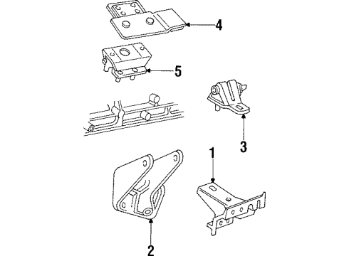 2000 Jeep Cherokee Cushion Diagram for 52059347AB