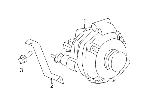2007 Dodge Charger Bracket Diagram for 4892048AB