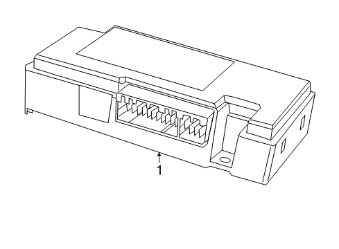 2009 Dodge Grand Caravan Module Diagram for 5064561AF