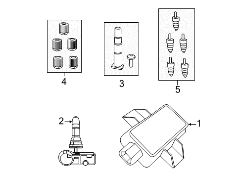 2018 Dodge Charger Control Module Diagram for 68214806AF