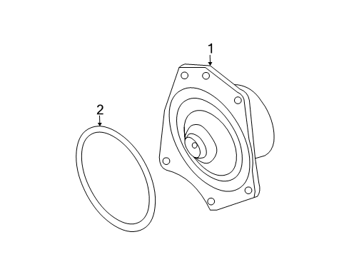 2008 Chrysler Sebring Water Pump Diagram 3 - Thumbnail