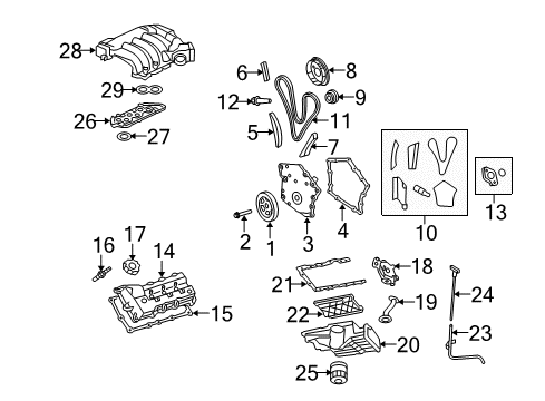2008 Dodge Avenger Upper Guide, Driver Side Diagram for 4892352AA