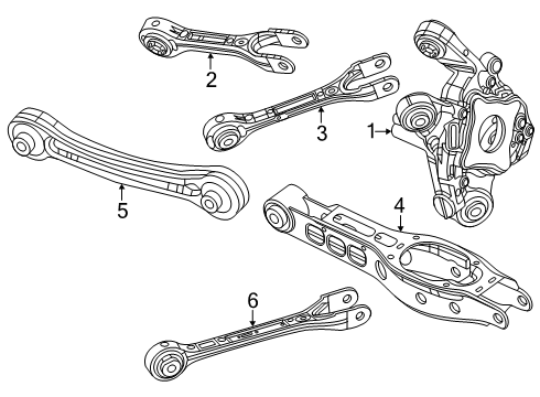 2025 Jeep Wagoneer L Rear Suspension Diagram