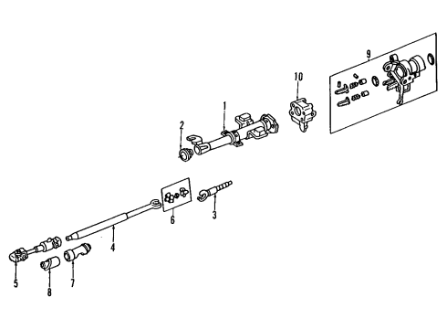 1991 Dodge Monaco Steering Column Diagram