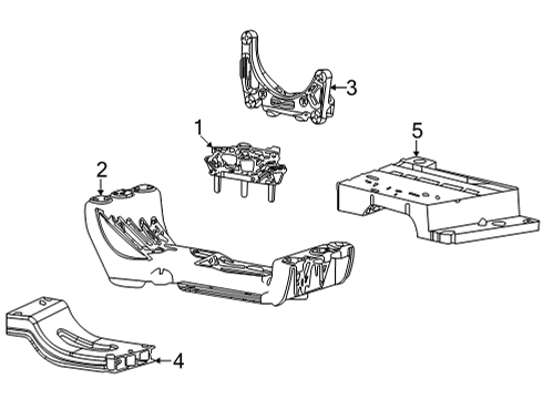 2024 Jeep Grand Cherokee L Transmiss - With Torque Converter Diagram for 68573510AB