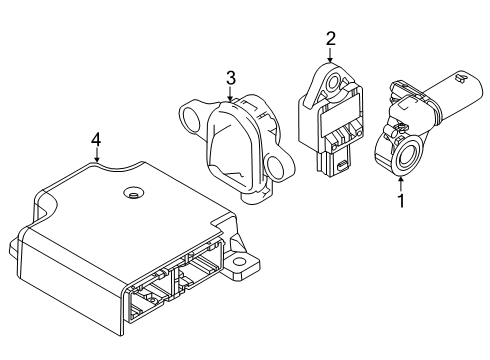 2024 Ram ProMaster EV Air Bag Components Diagram