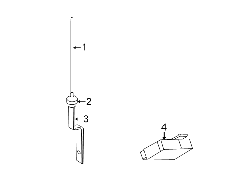 2004 Dodge Intrepid Antenna & Radio Diagram