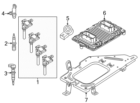 2020 Ram 1500 Classic PCM Diagram for 68434915AC