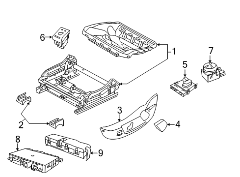 2011 Chrysler 300 Side Shield, Beige, Front Driver Side Diagram for 1UZ63HL9AB